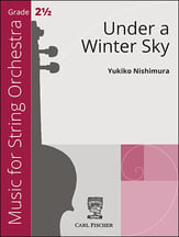 Under a Winter Sky Orchestra sheet music cover
